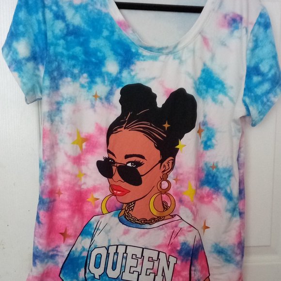 tye dye slogan tee - Picture 1 of 1